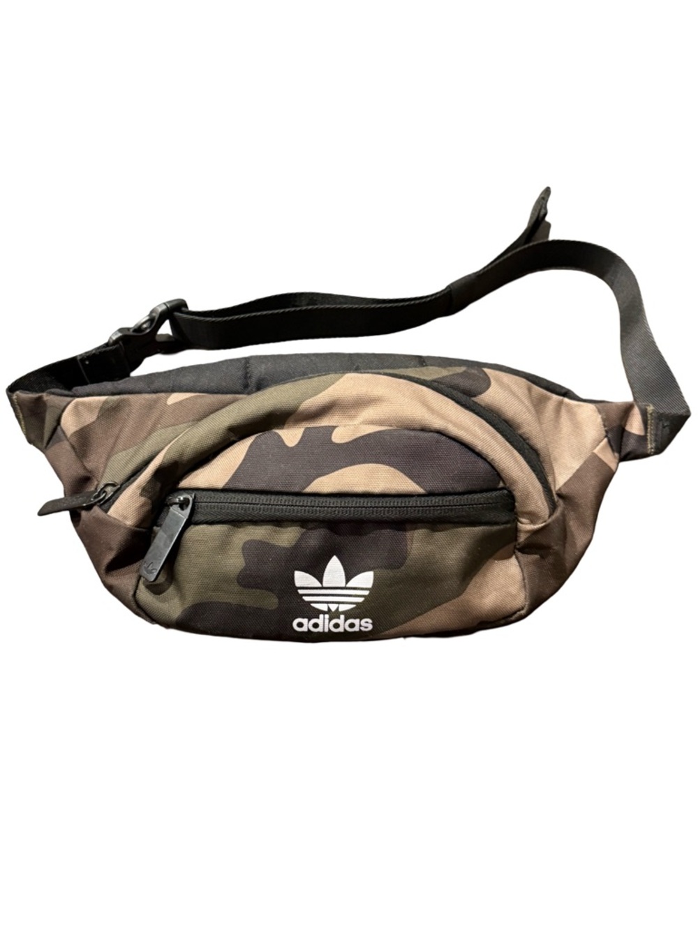 adidas Camo Waist Bag - Green/Brown/Black